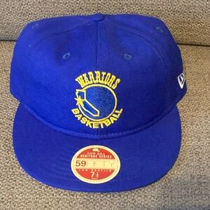 New Era Golden State Warriors 59 Fifty Low Profile Hat, Sz 7 1/2 NWT